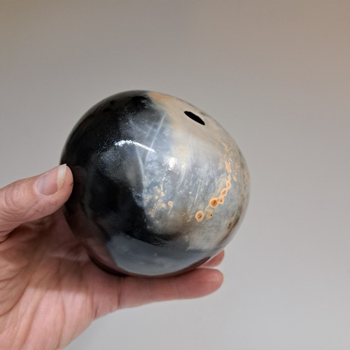 BS-056 Vessel Small Pot-Pit Fired 4x4 $60 at Hunter Wolff Gallery