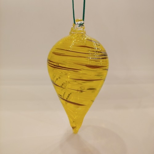 Click to view detail for DB-582 Ornament  Golden Honey Beehive $35
