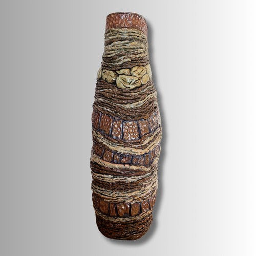 SL-599 Stoneware & Porcelain, Bearing Striations III $745 at Hunter Wolff Gallery