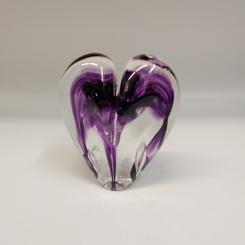 DG-059 Heart Purple 5x4 $110 at Hunter Wolff Gallery