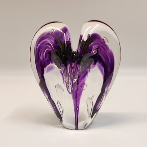 Click to view detail for DG-060 Heart Purple 5x4 $108