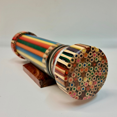 SC-060 Colored Pencil Kaleidoscope $168 at Hunter Wolff Gallery
