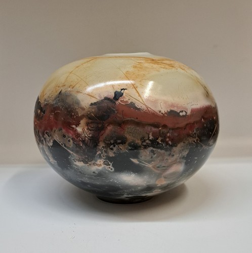 Click to view detail for BS-060  Vessel, Saggar Fired 7.5x9.5 $275