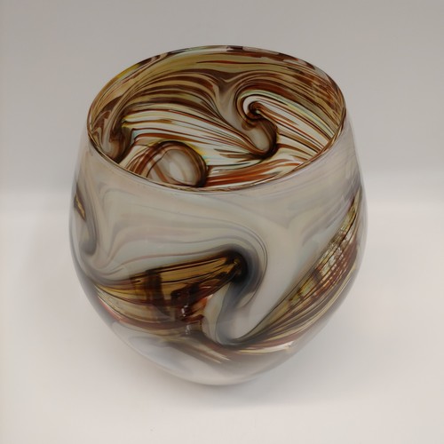 DB-631 Vase, Earth Colors 8x6x6 $$255 at Hunter Wolff Gallery