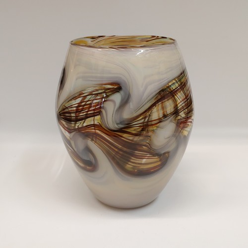 DB-631 Vase, Earth Colors 8x6x6 $$255 at Hunter Wolff Gallery