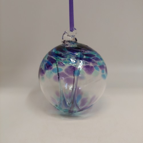 DB-643 Ornament Witch Ball Jewel Tone 3x3 $33 at Hunter Wolff Gallery