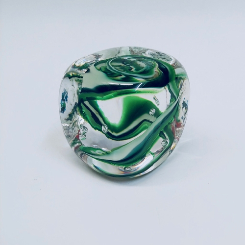 DB-661 Paperweight Square Green $66 at Hunter Wolff Gallery
