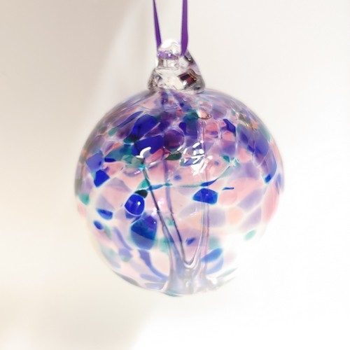Click to view detail for DB-698 Ornament Witchball Jewel 3x3 $35