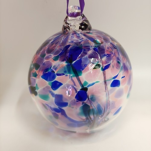 DB-698 Ornament Witchball Jewel 3x3 $35 at Hunter Wolff Gallery