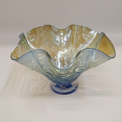 DB-705 Candy Dish Lt Blue 4x7.25 $48 at Hunter Wolff Gallery