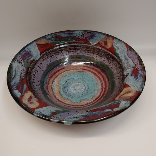 #220712 Bowl Fiesta Red 12x12 $29.50 at Hunter Wolff Gallery