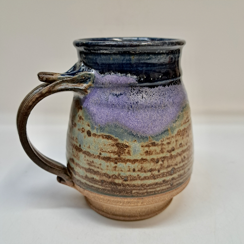 #250720 Mug Blue/Lavendar/Brown  $19 at Hunter Wolff Gallery