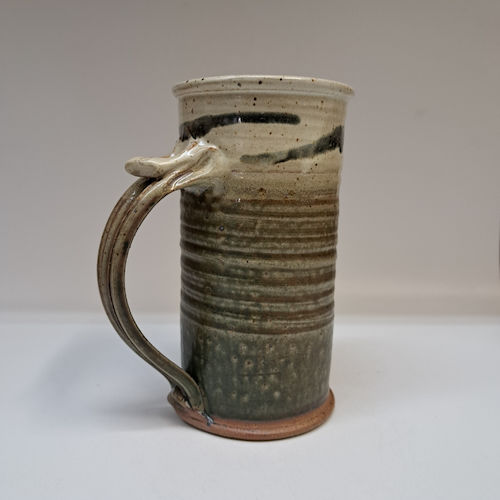 #250740 Beer Stein Green/Sand/Black $22 at Hunter Wolff Gallery