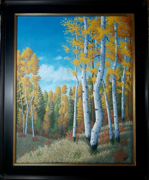 A Fall Feeling 30 x 24 $1700 at Hunter Wolff Gallery