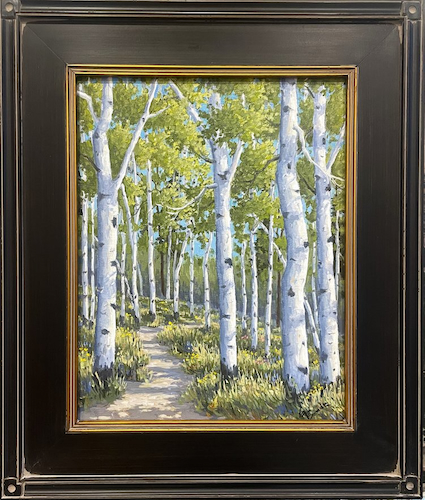 Click to view detail for A Summer Trail 14x11 $650