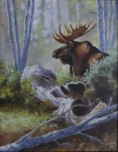 Bullwinkle 14x11 $850 at Hunter Wolff Gallery