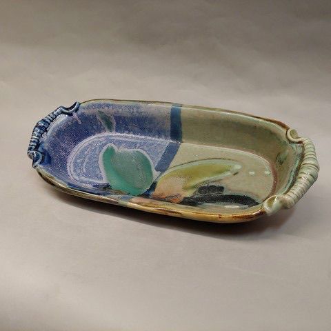 #20817 Baking Dish Blue/Green $22 at Hunter Wolff Gallery