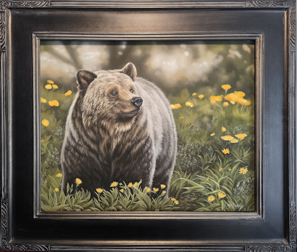 Click to view detail for The Bear's Garden 16x20 $1900