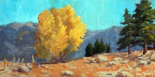 Blinding Hot Fall Day 8x16 $515 at Hunter Wolff Gallery