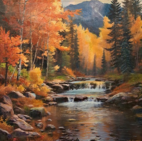 Click to view detail for Breathe 36x36 $2500