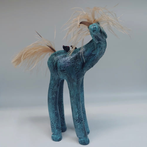 Click to view detail for CS-011 Three Amigos & Blue Pony $500