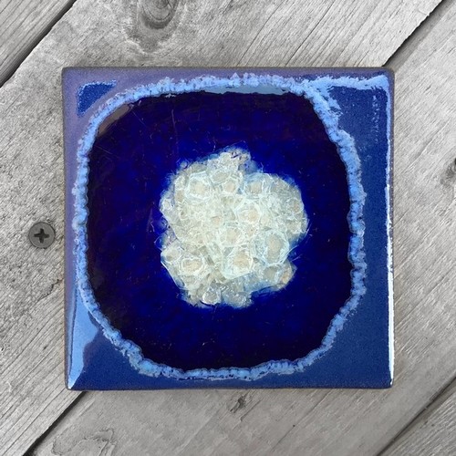 Click to view detail for KB-706 Coasters Set of 4 Cobalt $45
