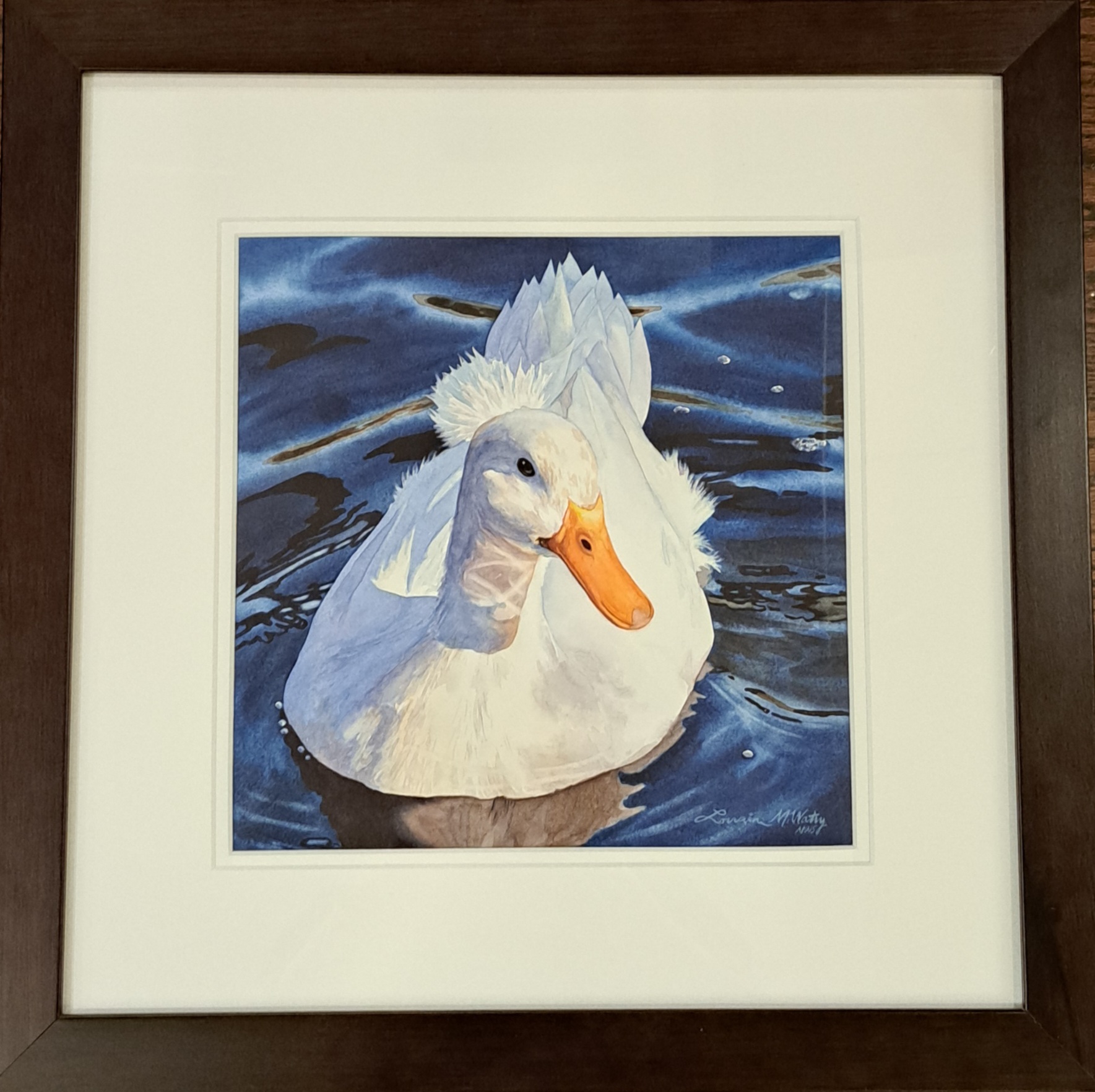 Click to view detail for Crested Duck 10x10 $770