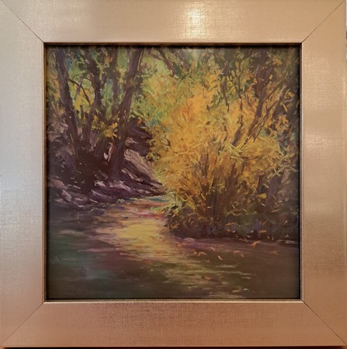 Click to view detail for Dancing Autumn Leaves 8x8 $350