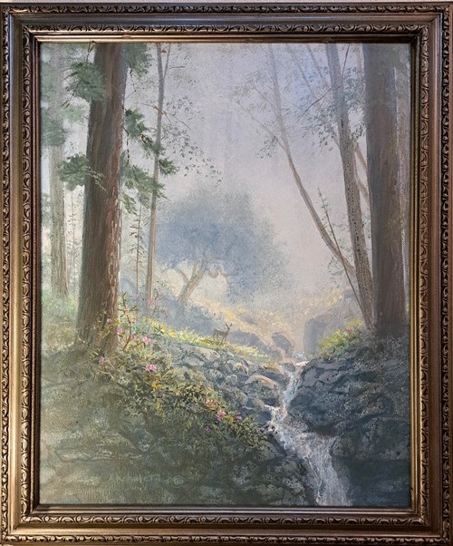 Click to view detail for Deer Mist 19.5 x 15.5 $2450