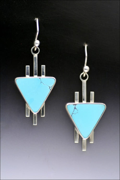 Click to view detail for MB-E254 Arrowheads Tibetan Turquoise