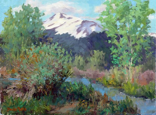 Fraser View of Byers 9x12 $435 at Hunter Wolff Gallery