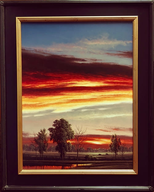 Click to view detail for Glowing Evening 24x18 $2685