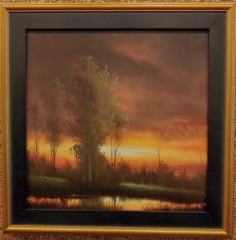 Click to view detail for Glowing Horizon 12x12
