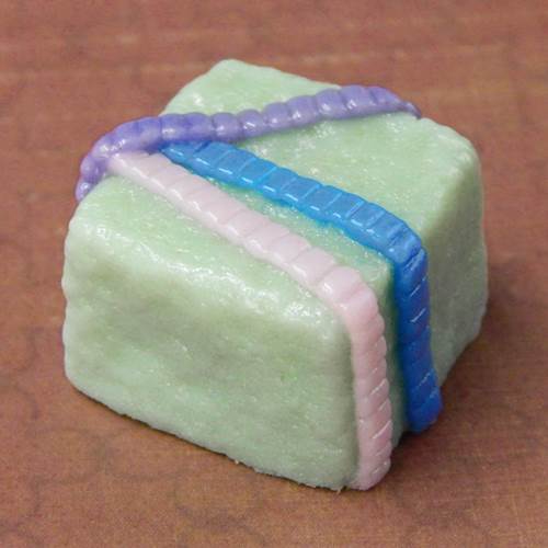 HG-174 Ribboned Cube-Mint $48 at Hunter Wolff Gallery