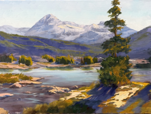 High Water 18x24  $1800 at Hunter Wolff Gallery