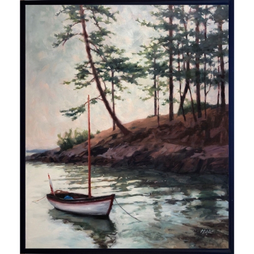 Click to view detail for Kingfisher At Rest 30x24 $1500