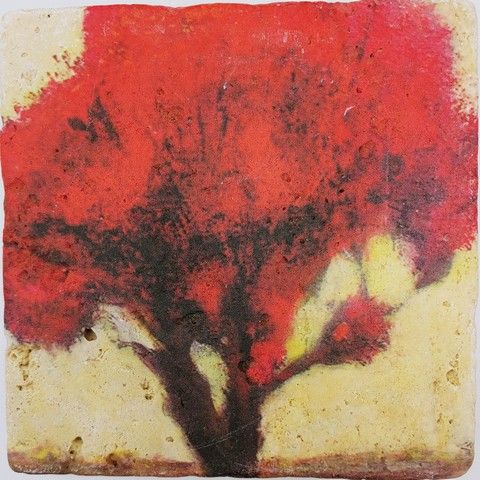 Click to view detail for JS018 Coaster Autumn Reds 6x6 $38