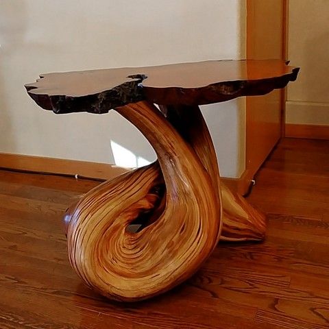 Click to view detail for JW-163 End Table, Redwood and Juniper