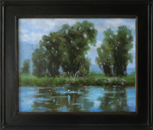 Cottonwood Creek 16x20 $1050 at Hunter Wolff Gallery