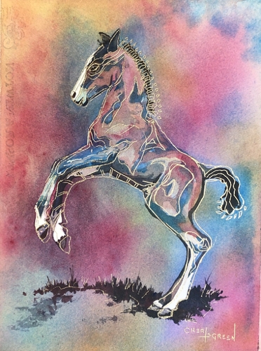 Click to view detail for Joie de Vivre 14x11 $500