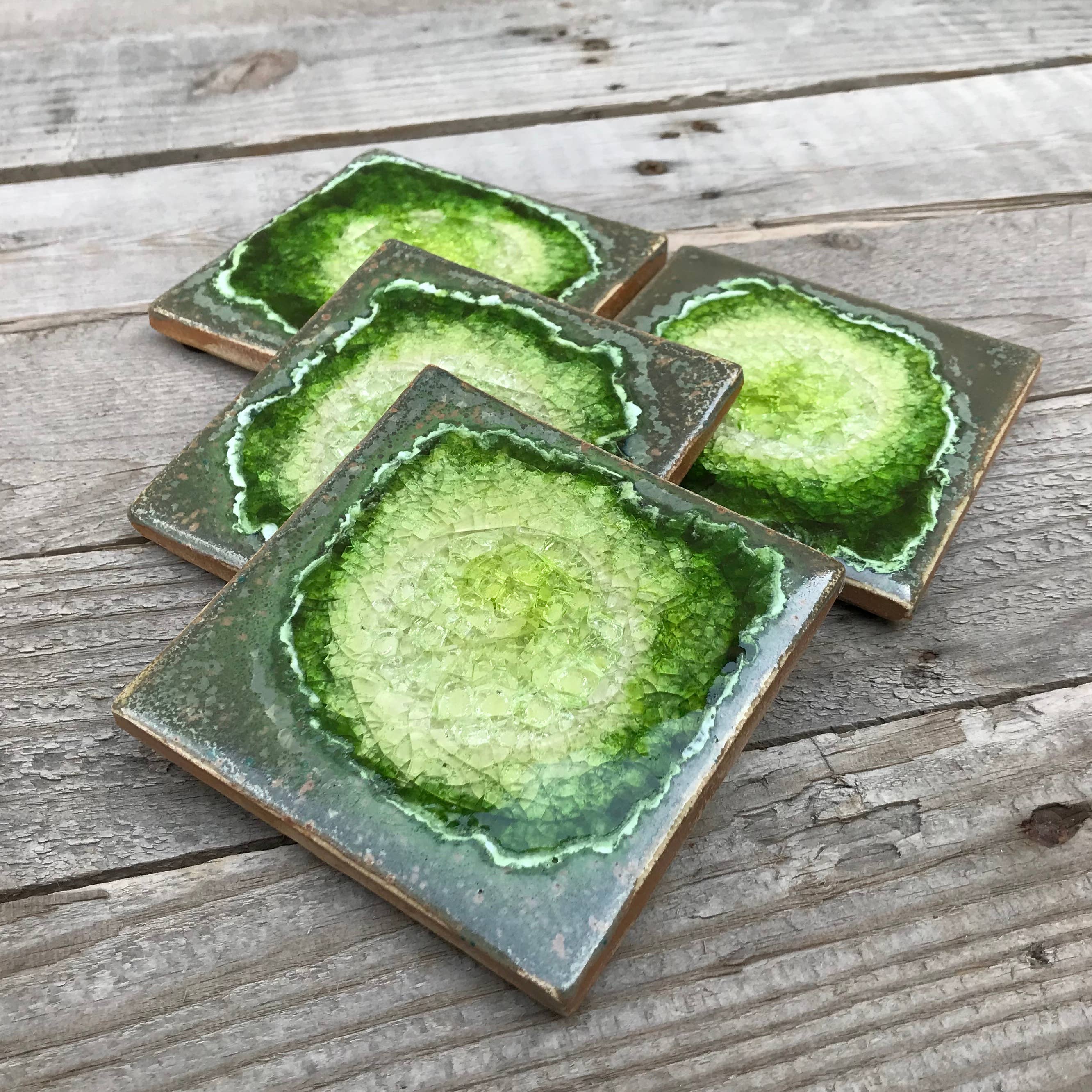 Click to view detail for KB-561 Coaster Set of Four - Jungle $43