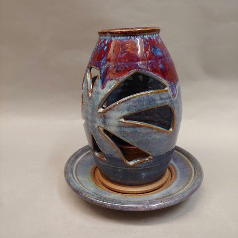 Lantern Style Candle Holder at Hunter Wolff Gallery
