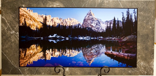 Click to view detail for Lone Eagle Peak Stone Plaque 12x24 $180