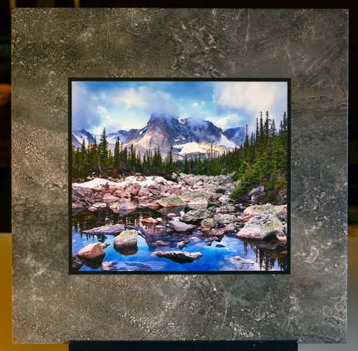 Click to view detail for Notchtop Mountain Tarn 12x12 $98