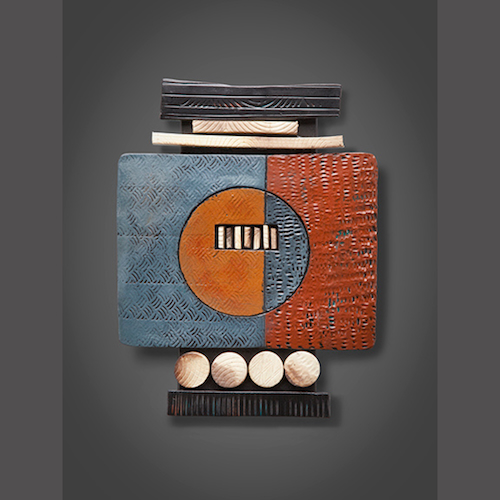 RC-003 Ceramic Wall Sculpture $160 at Hunter Wolff Gallery