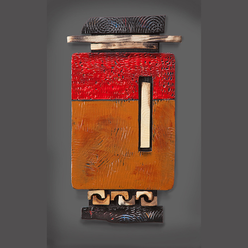 RC-011 Ceramic Wall Sculpture $160 at Hunter Wolff Gallery