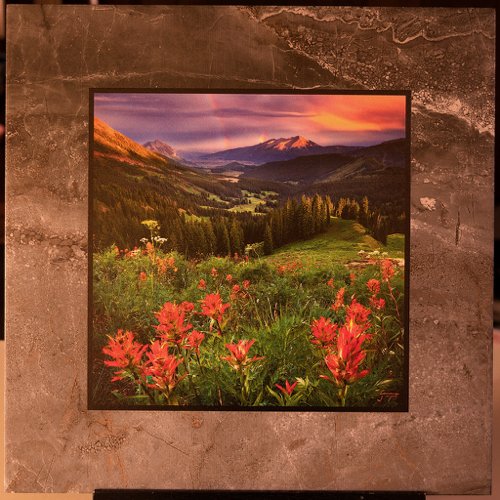 Click to view detail for Rainbow Over The Elk Mountains 12x12 $98