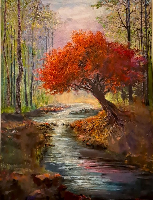 Click to view detail for Refuge 48x36 $3300