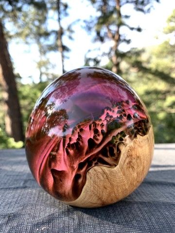 Click to view detail for SH050 Maple/Resin, Purple 3.5x3.5