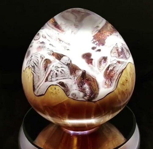 Click to view detail for SH056 Maple Burl, Clear Color Shift 4